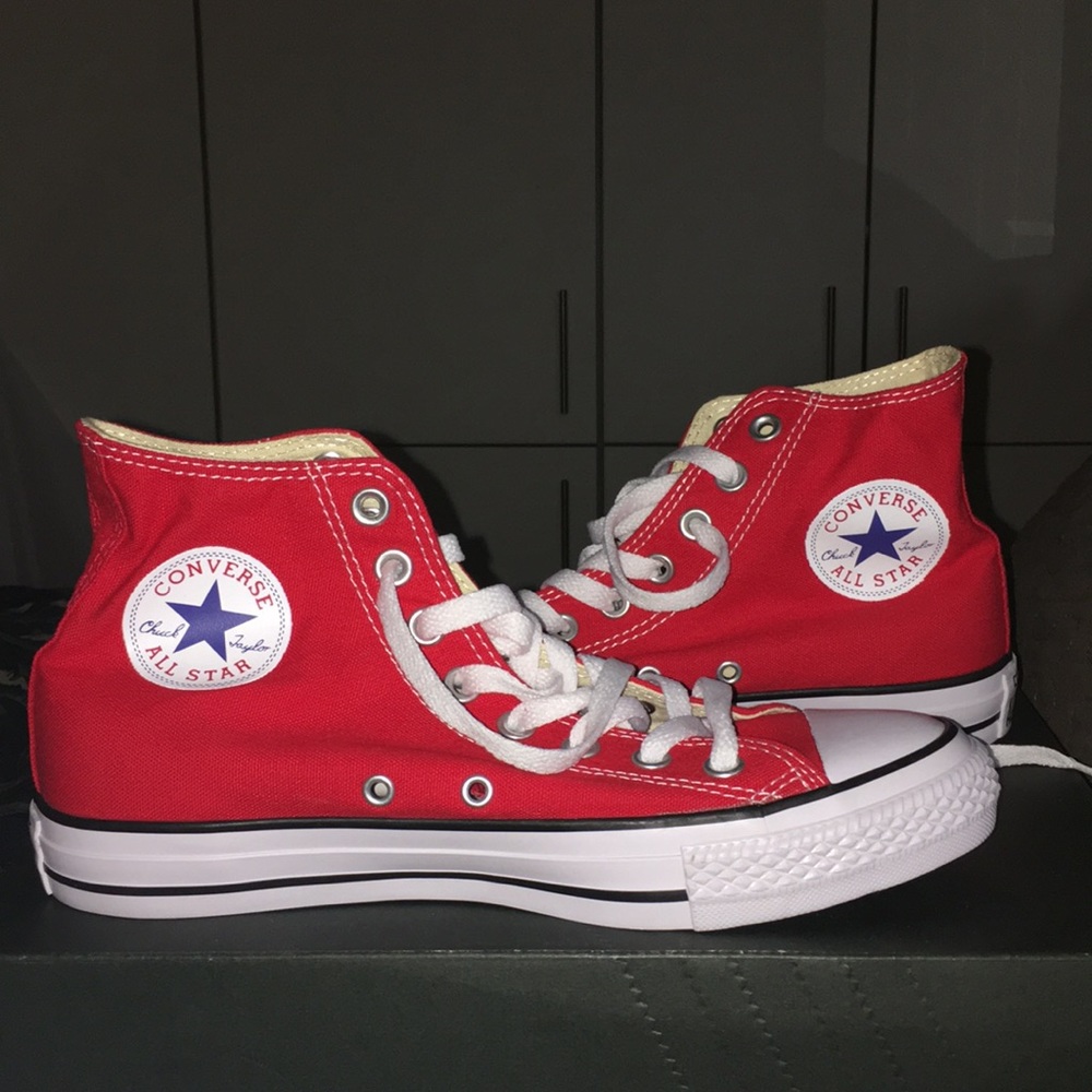 Brand New Classic Red Chuck Taylor Hightops